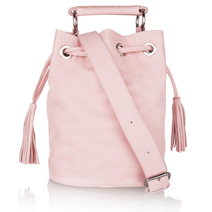 The Leather-Bit Bucket Bag